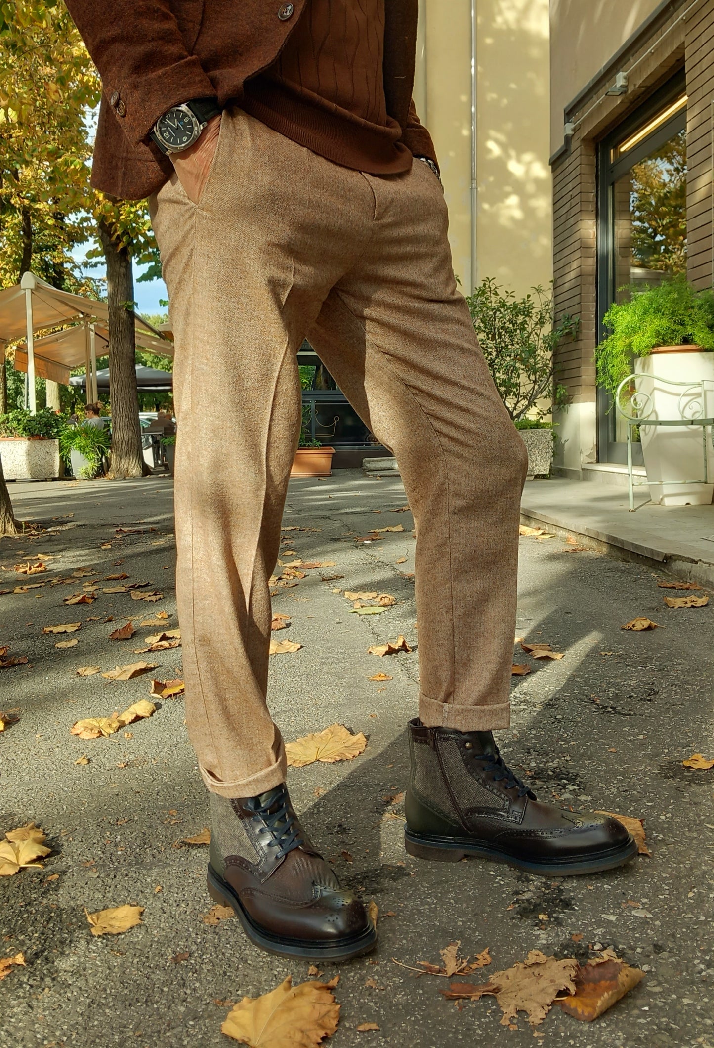 Over-D pantalone Tapared fit con tasca obliqua