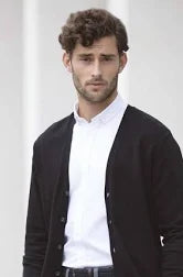 Over-D cardigan scollo a V