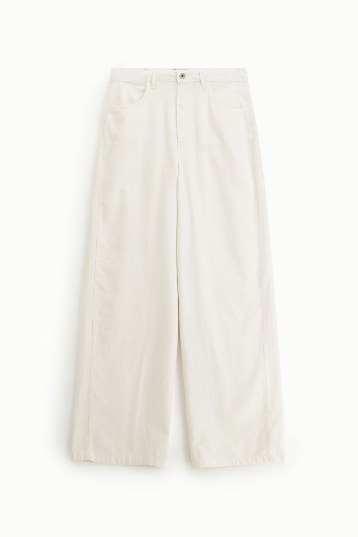 Dixie Trousers palazzo a vita alta con gamba ampia