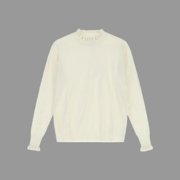 Dixie Maglione con maniche lunghe e bordo plissettato