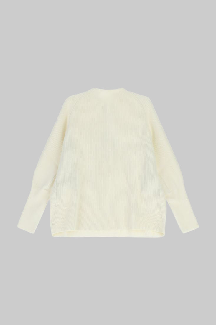 Dixie Maglione girocollo lavorazione a coste fit rilassato