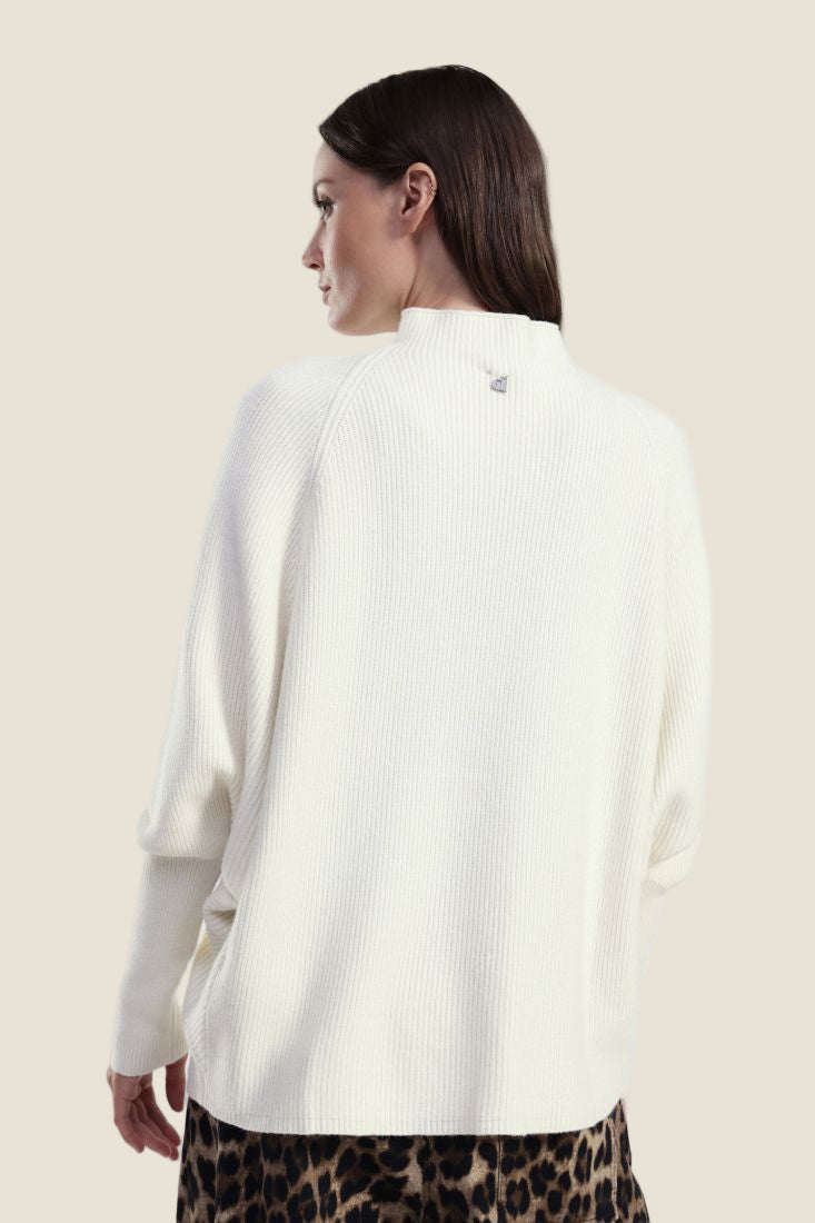 Dixie Maglione girocollo lavorazione a coste fit rilassato