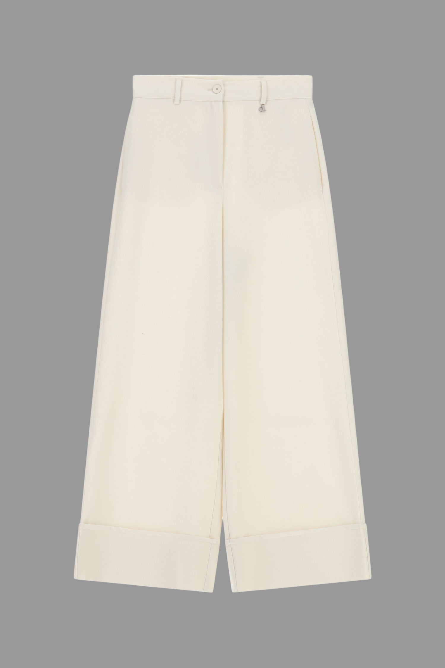 Dixie Pantalone palazzo con risvolto ampio