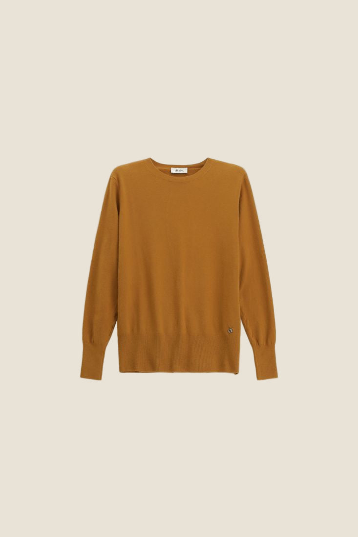 Dixie Maglione girocollo con maniche lunghe e dettaglio posteriore