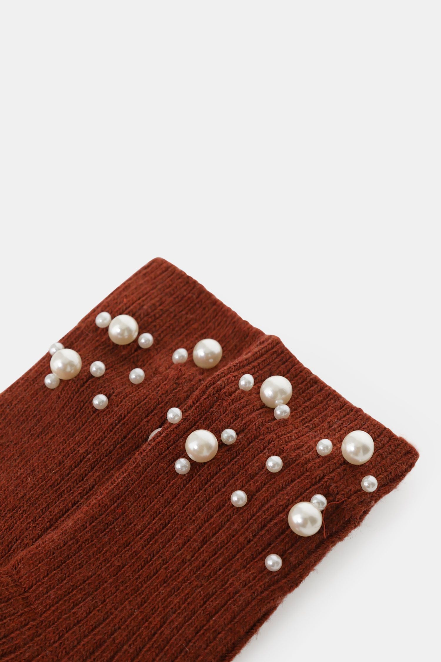 Dixie Calzini lavorati a coste con perle applicate