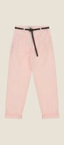 Dixie - Trousers Chino-fit con Cintura Sottile e Risvolti