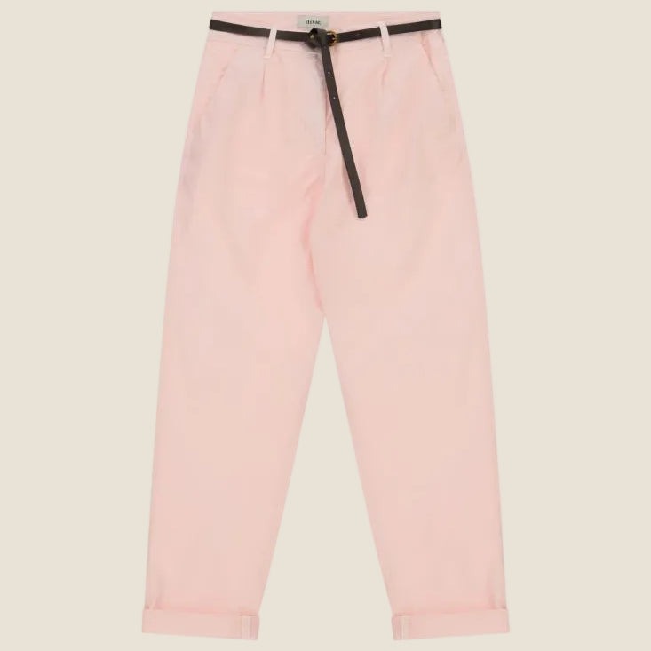 Dixie - Trousers Chino-fit con Cintura Sottile e Risvolti