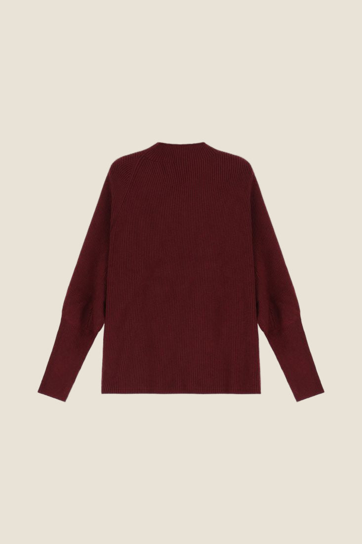 Dixie Maglione girocollo lavorazione a coste fit rilassato