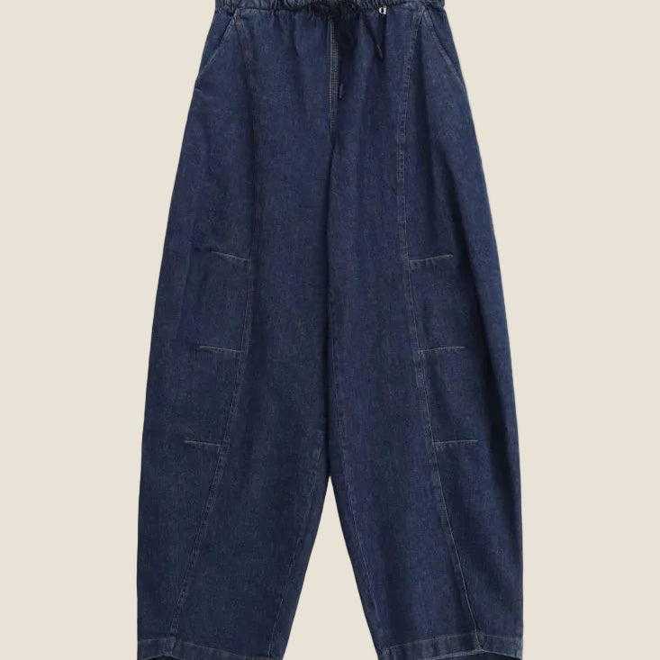 Dixie Pantaloni palazzo ampi con vita alta e coulisse