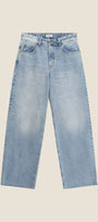 Dixie Jeans straight-leg vita alta lavaggio chiaro