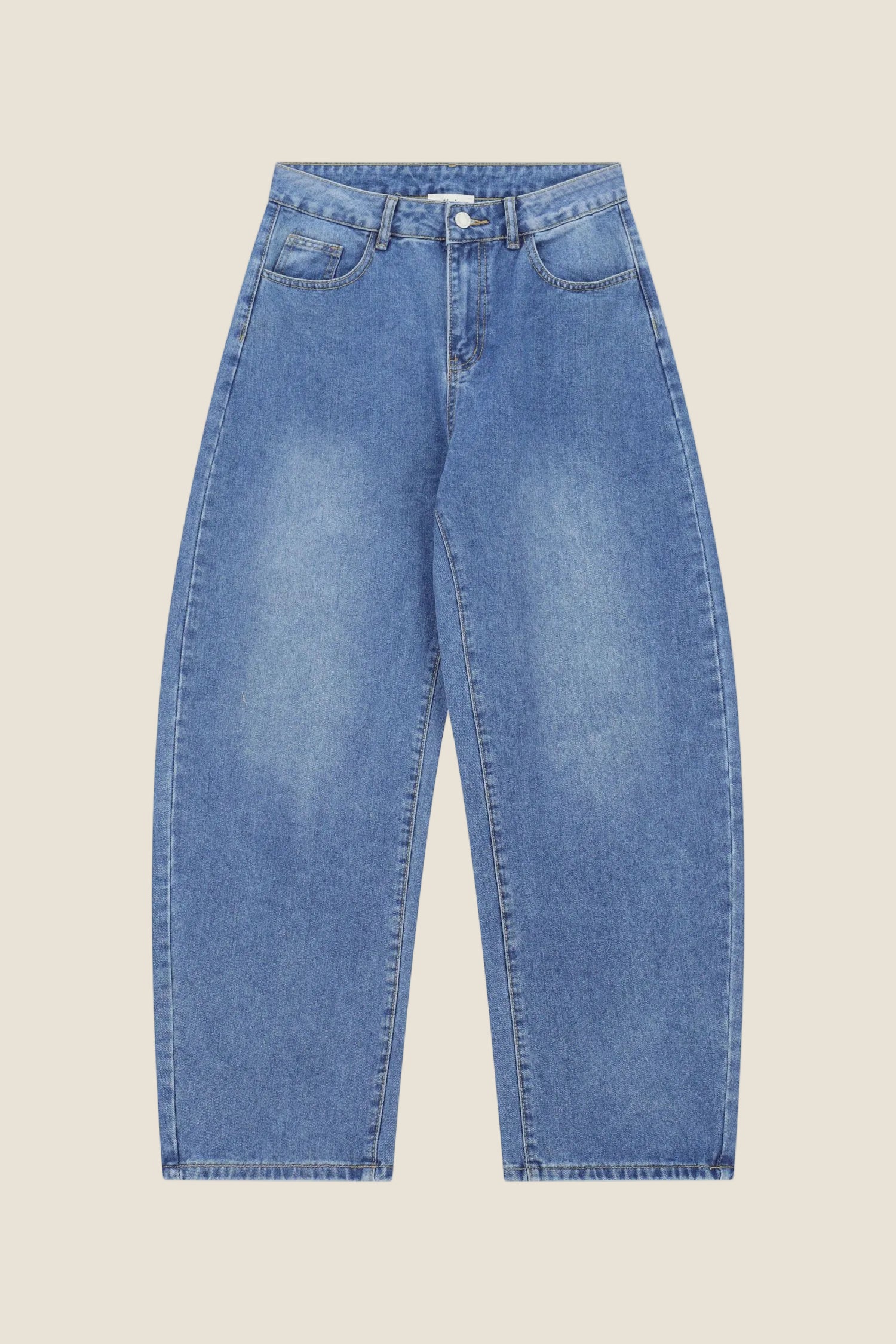 Dixie - Jeans balloon fit vita alta con passanti