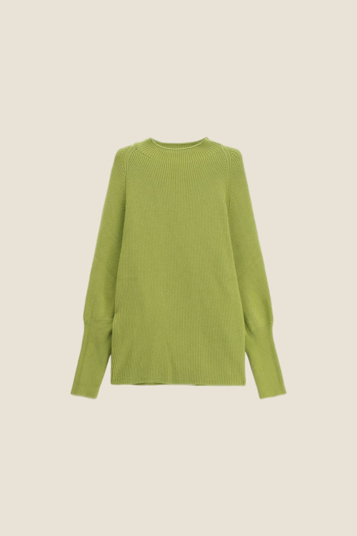 Dixie Maglione girocollo lavorazione a coste fit rilassato