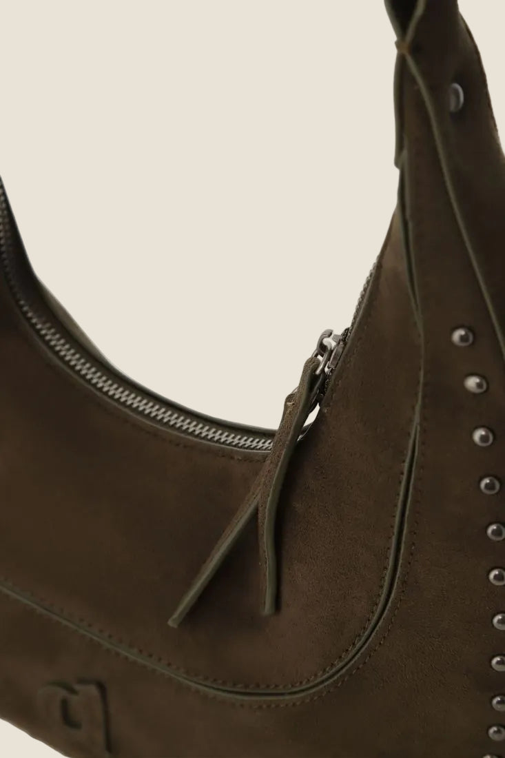 Dixie - Borsa hobo con dettagli metallici