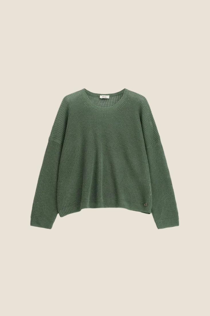 Dixie - Maglione girocollo a maglia larga vestibilità rilassata