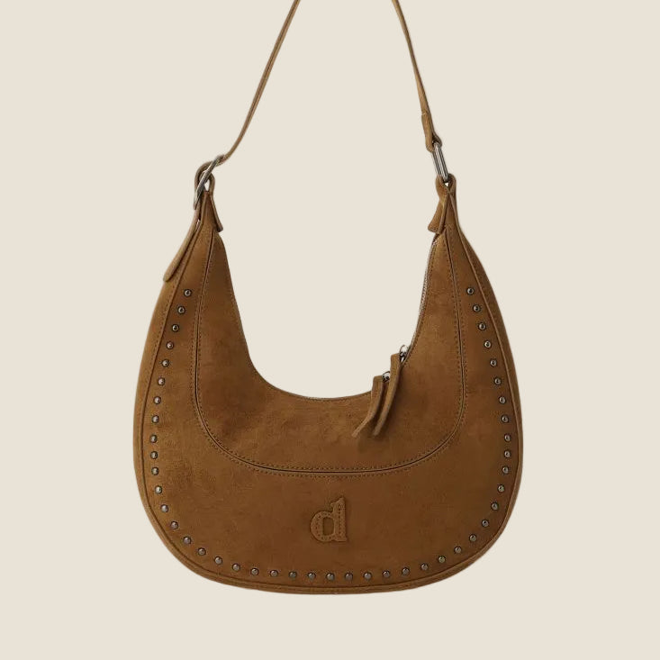Dixie - Borsa hobo con dettagli metallici