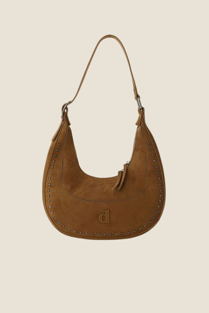 Dixie - Borsa hobo con dettagli metallici