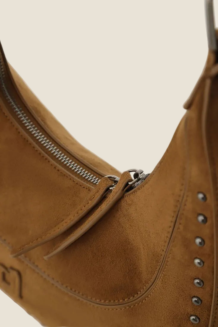 Dixie - Borsa hobo con dettagli metallici