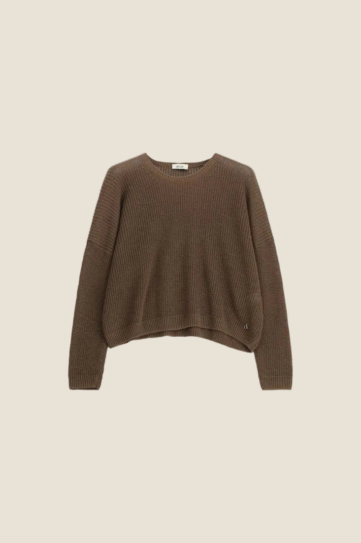 Dixie - Maglione girocollo a maglia larga vestibilità rilassata