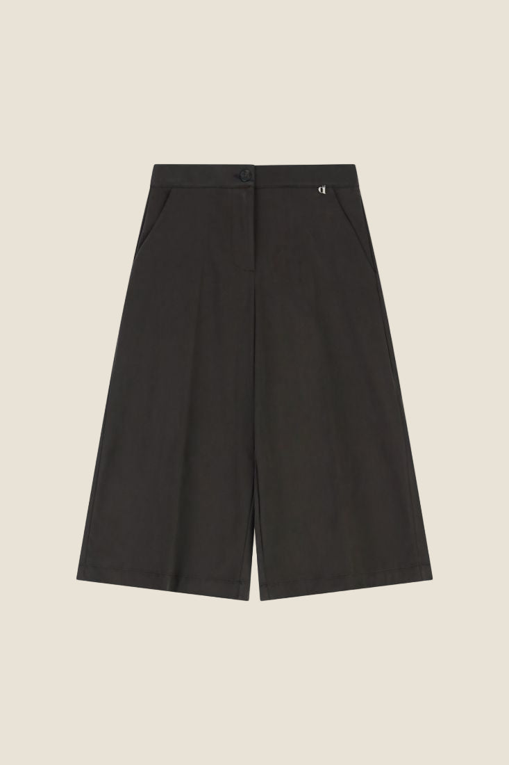 Dixie Pantaloni cropped gamba ampia pinces