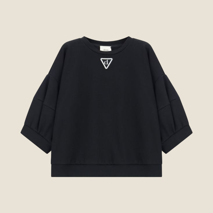 Dixie Felpa con maniche 3/4 e logo