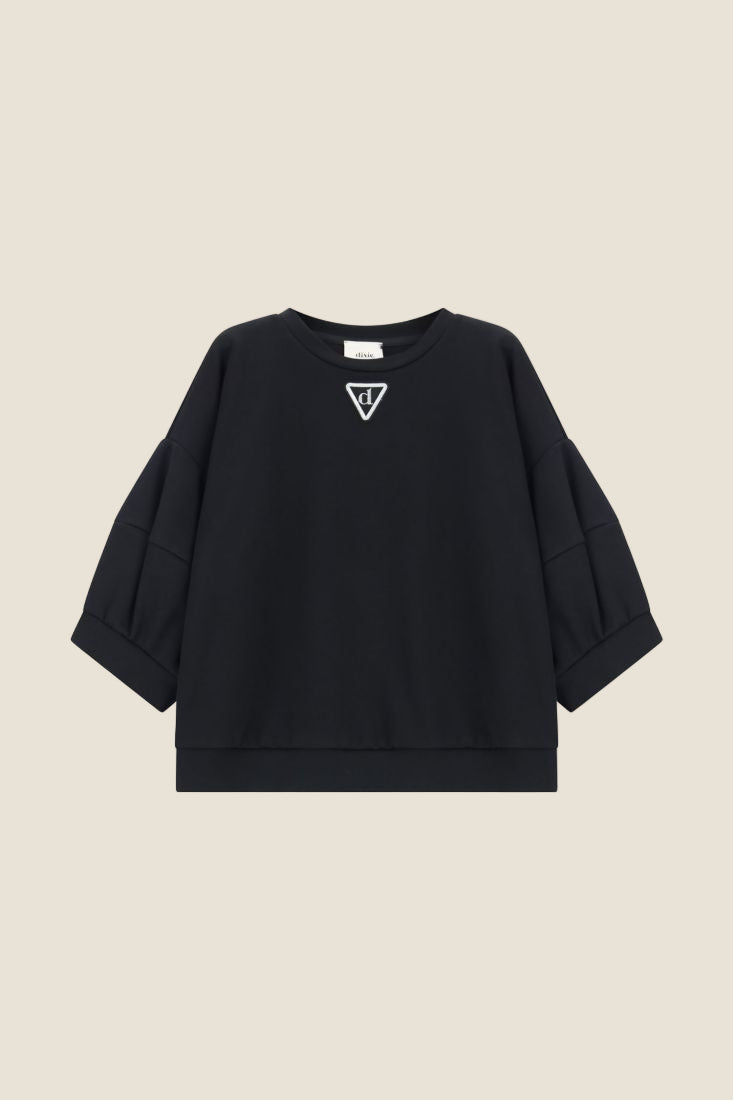 Dixie Felpa con maniche 3/4 e logo