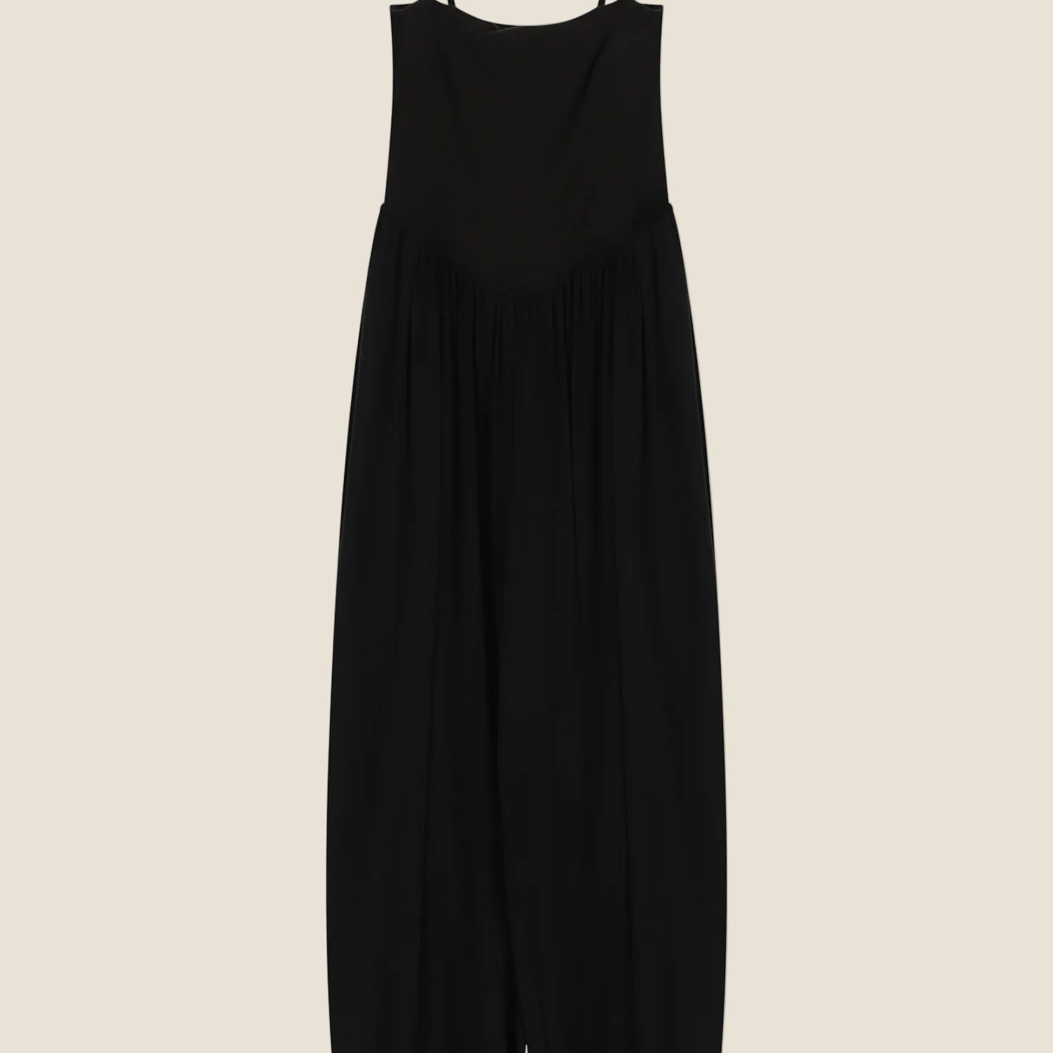 Dixie - Jumpsuit Ampia con Spalline e Fondo Elastico