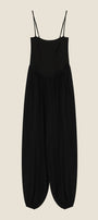 Dixie - Jumpsuit Ampia con Spalline e Fondo Elastico
