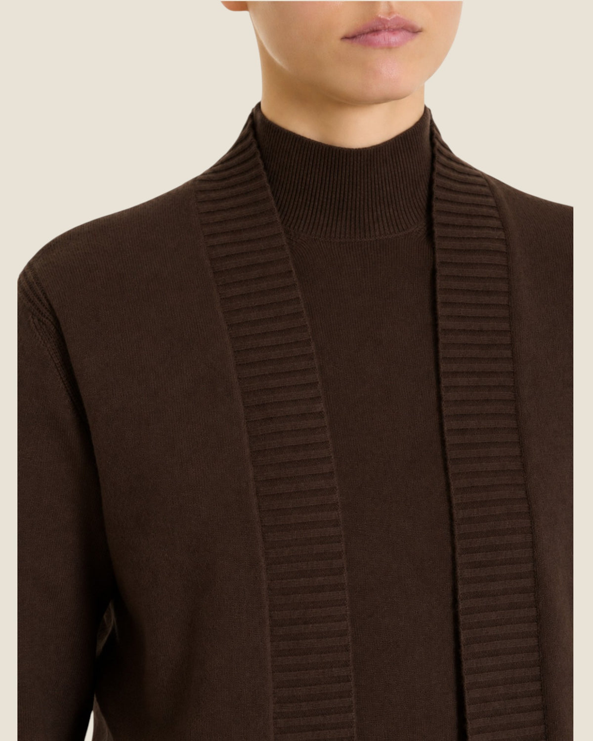 CARDIGAN ML Chocolate Tor (3)