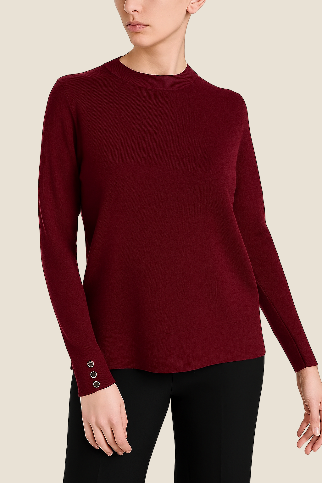 Ragno  Maglia girocollo in Merino Soft