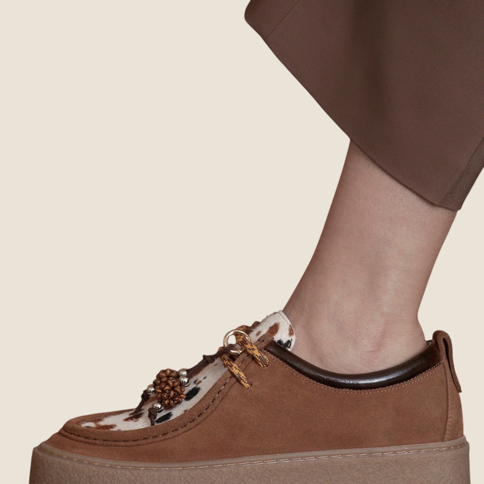 NICOLA Cozy Ankle Boot Cognac