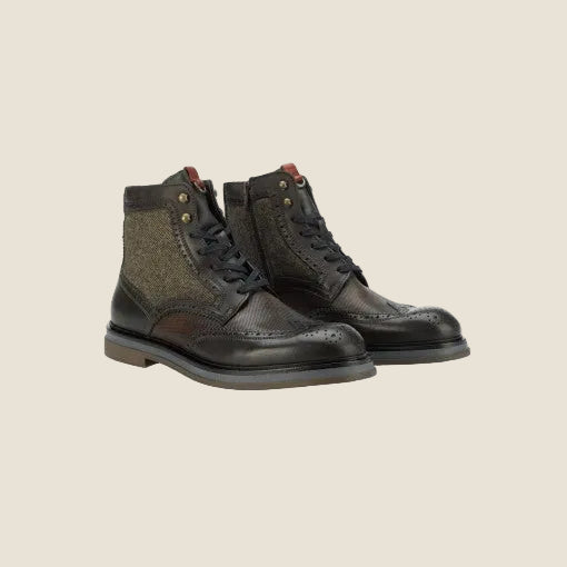 Ambitious BTR Mixed Brogue Boots