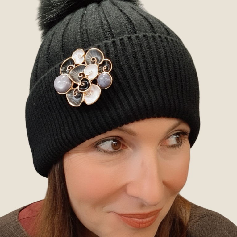 Madison cuffie morbide con spilla