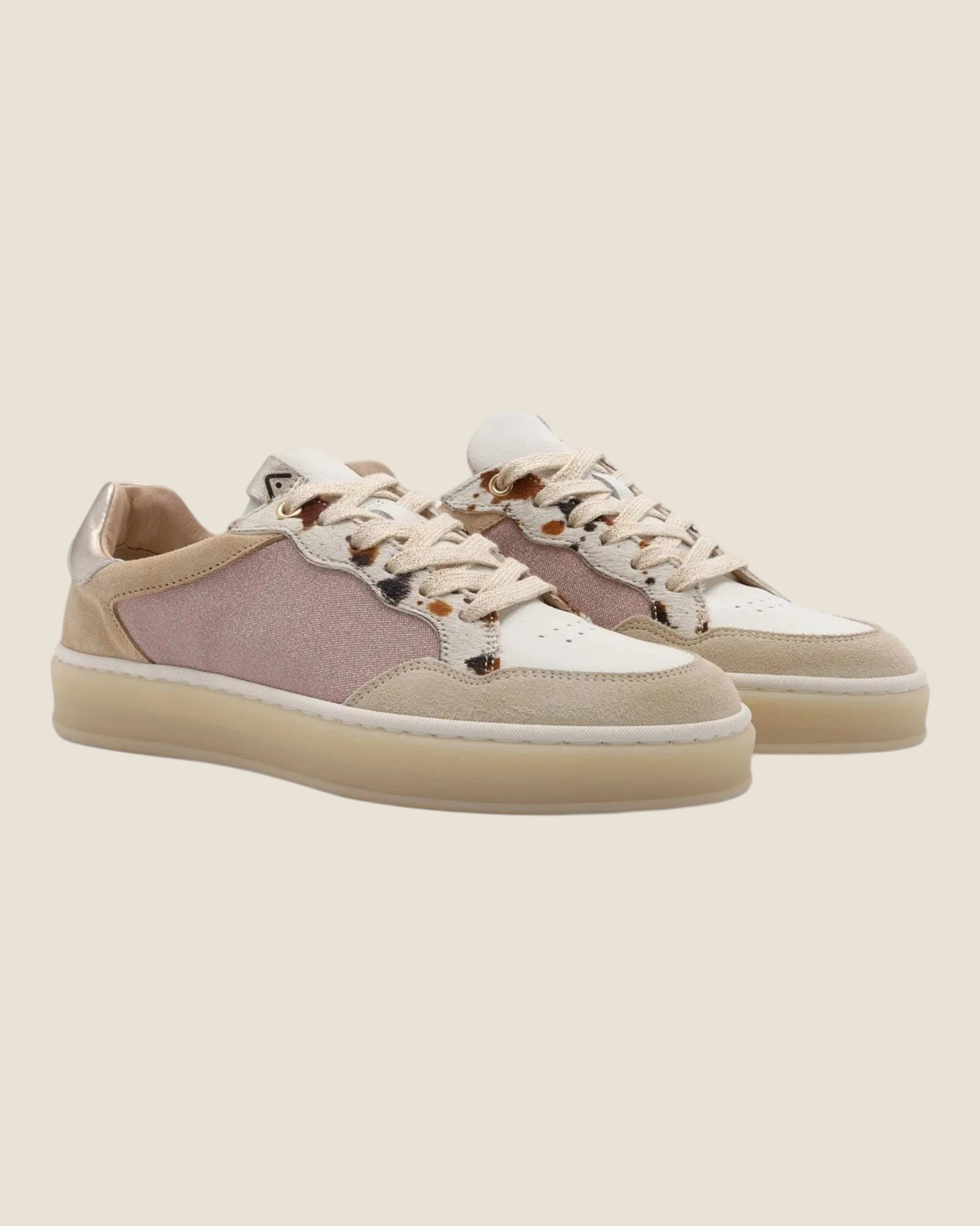 Sneaker basse Madison Shop Ambitious Wendy in suede e tessuto tecnico con dettagli animalier e suola in gomma TR