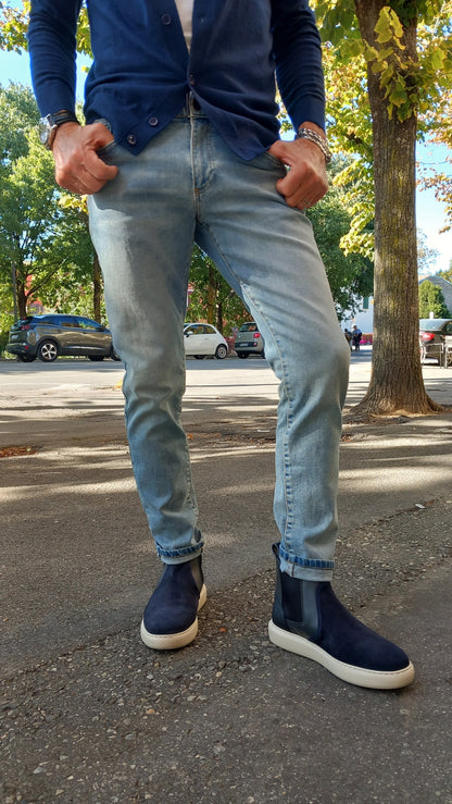 Gaelle Paris  Jeans uomo 5 tasche slim