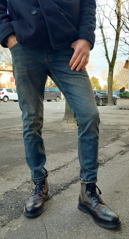 Gaelle paris-jeans skinny denim blu