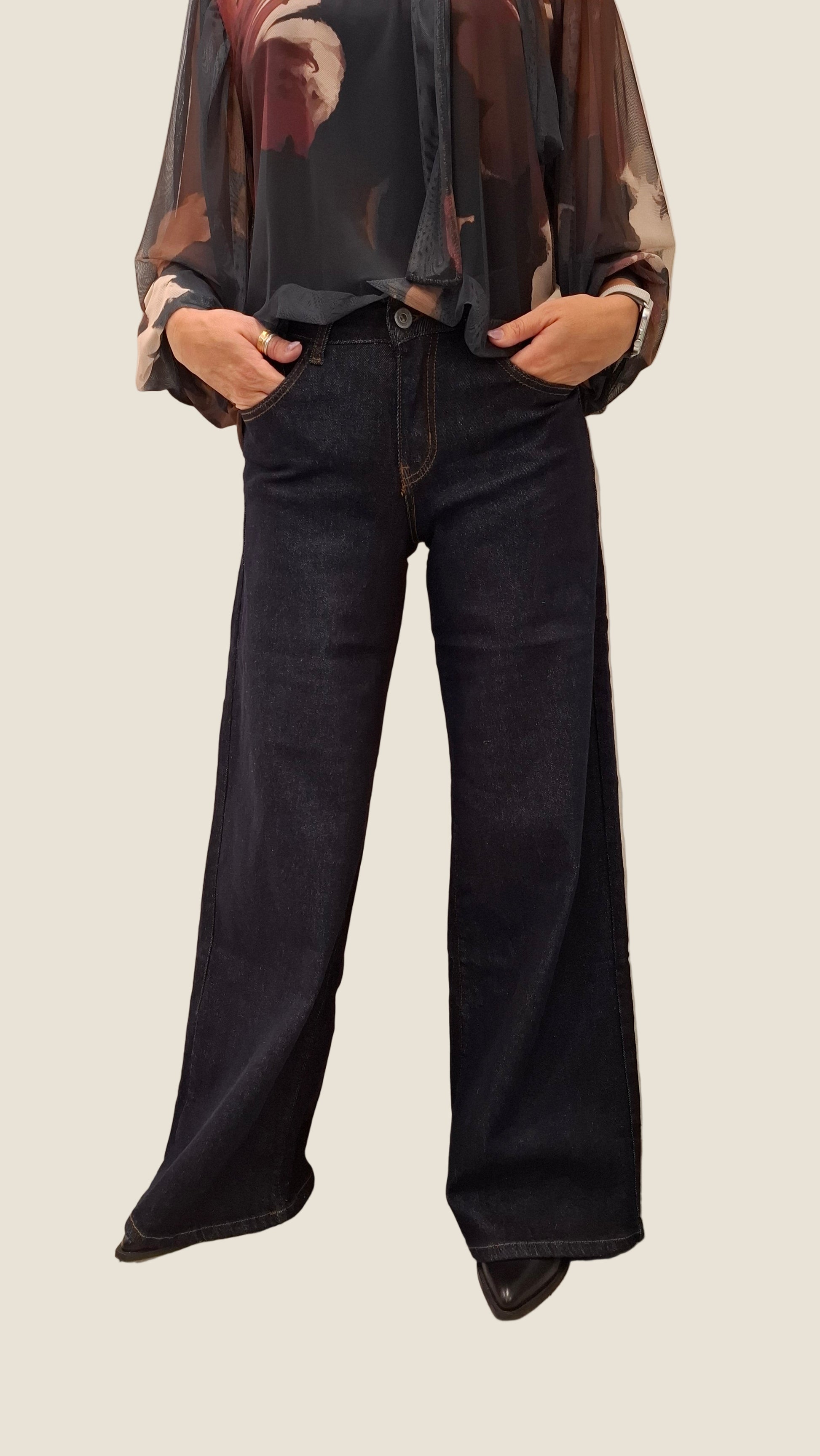 Isa B. Jeans palazzo