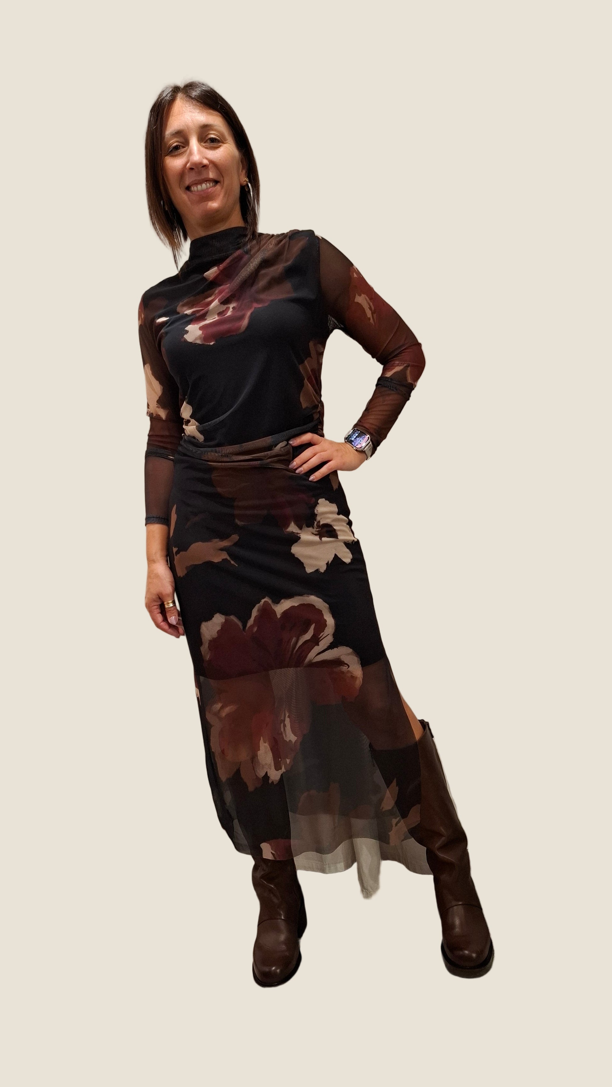 Isa B. abito tulle in fantasia