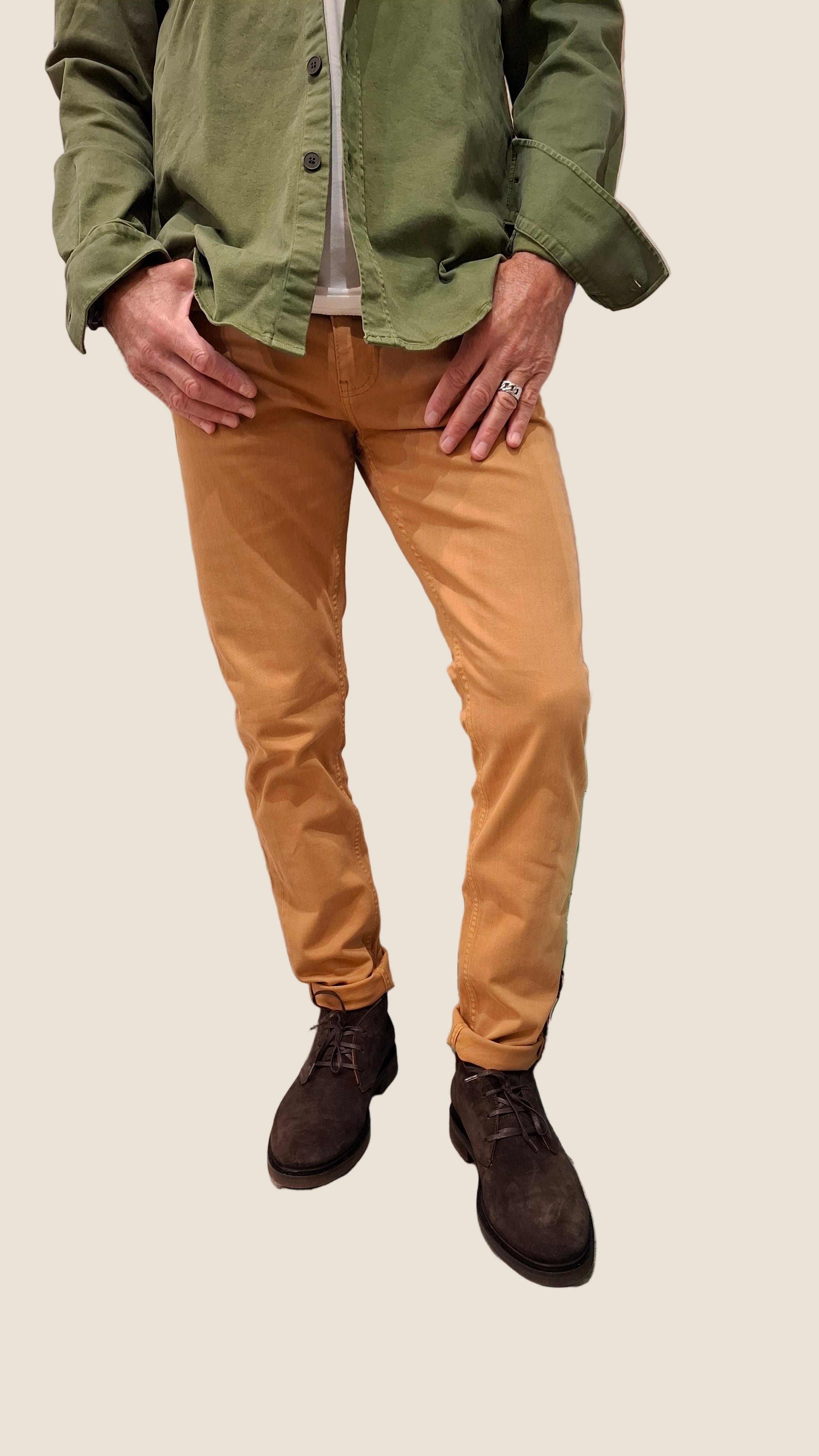 OVER/D  pantalone slim oliver