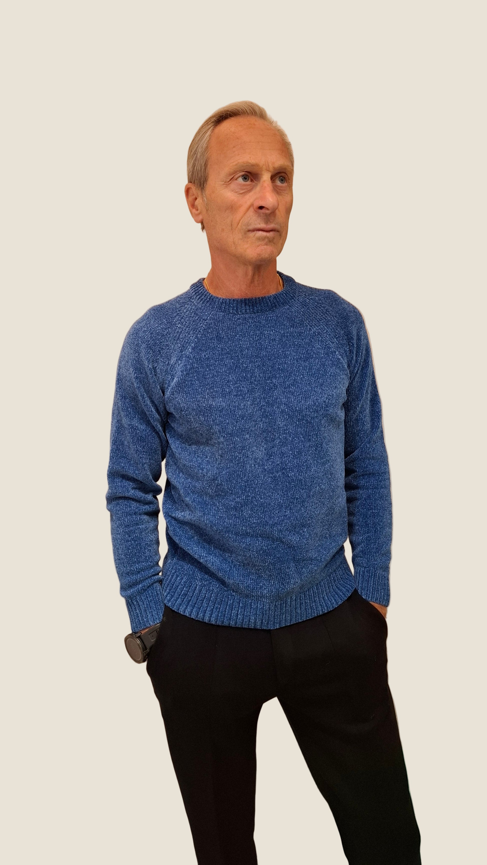 OVER/D  MAGLIA PARICOLLO CINIGLIA M/L