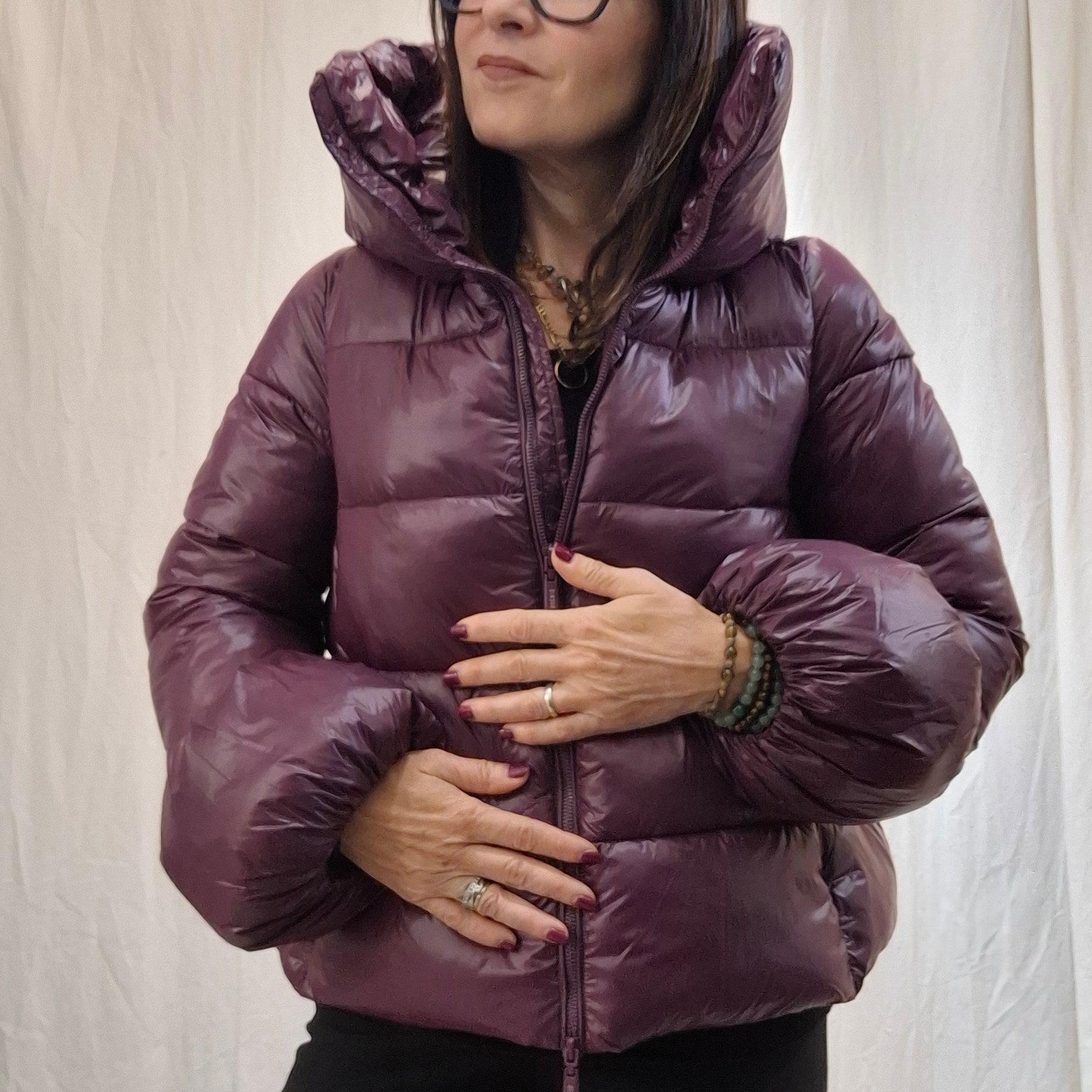 OVER/D piumino corto