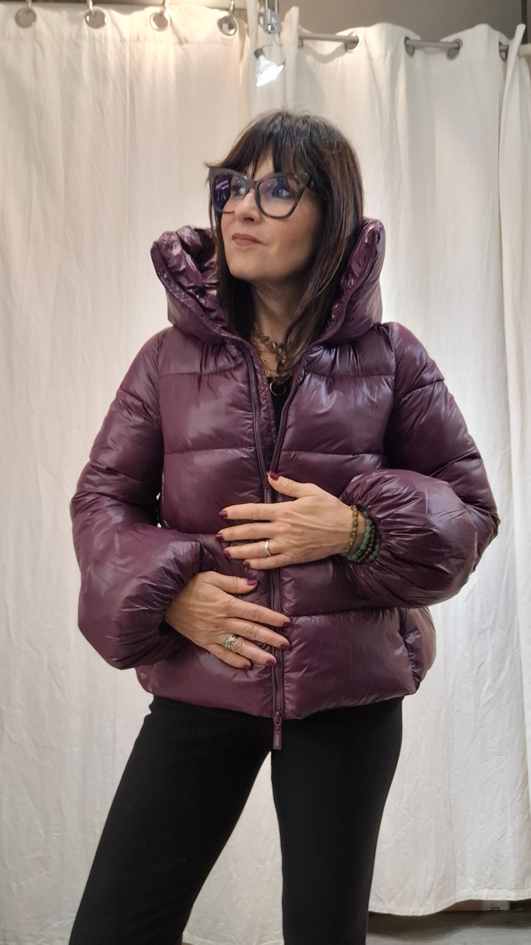 OVER/D piumino corto