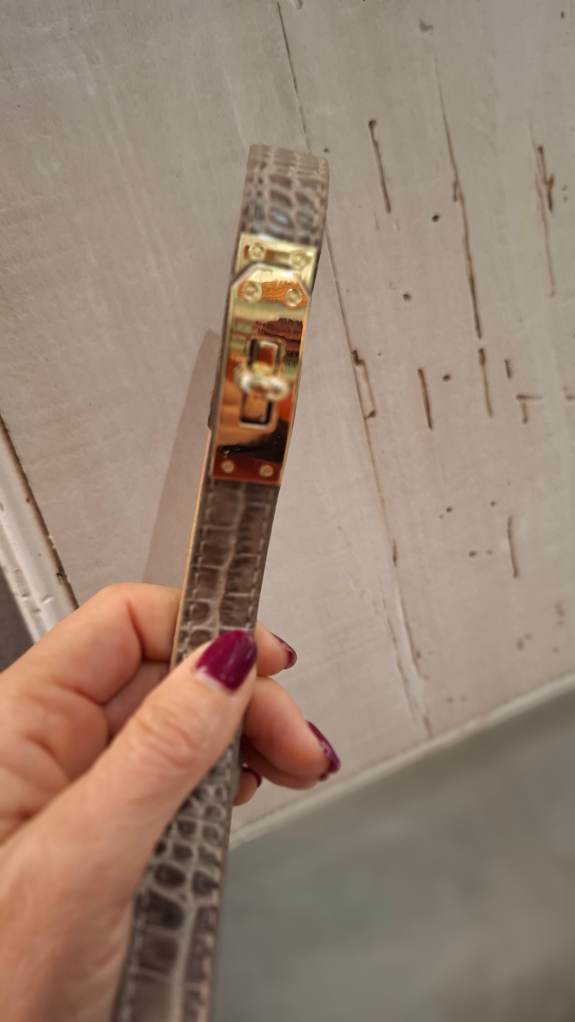 Dafne cintura fibbia tipo Hermes