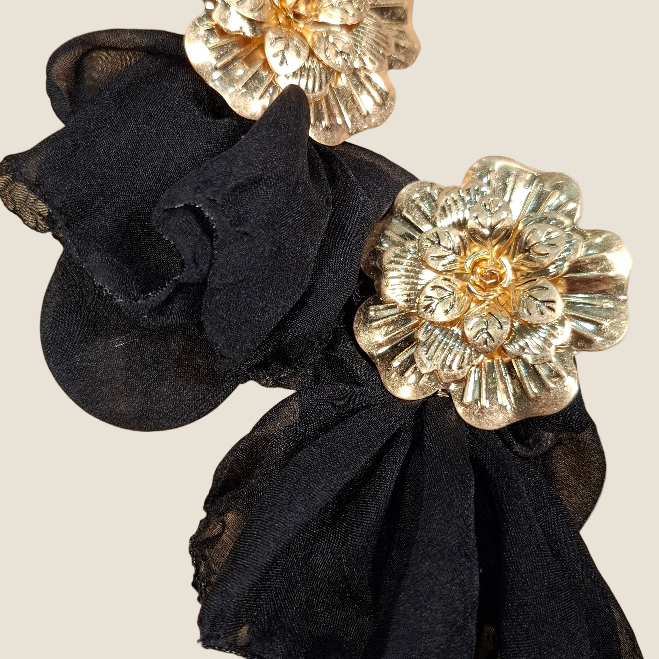 Madison orecchini pendenti in tessuto