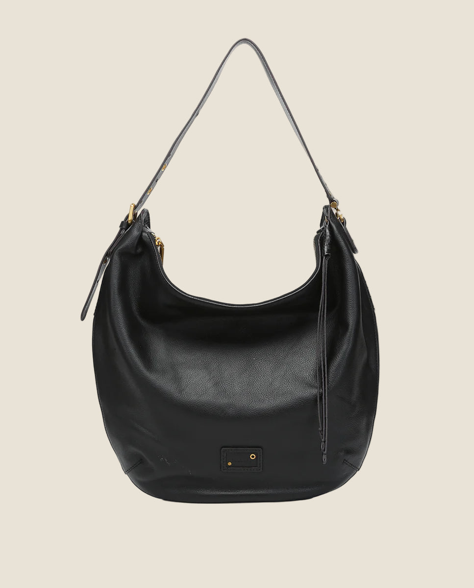 Abbacino borsa a tracolla in pelle nera