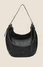 Abbacino borsa a tracolla in pelle nera