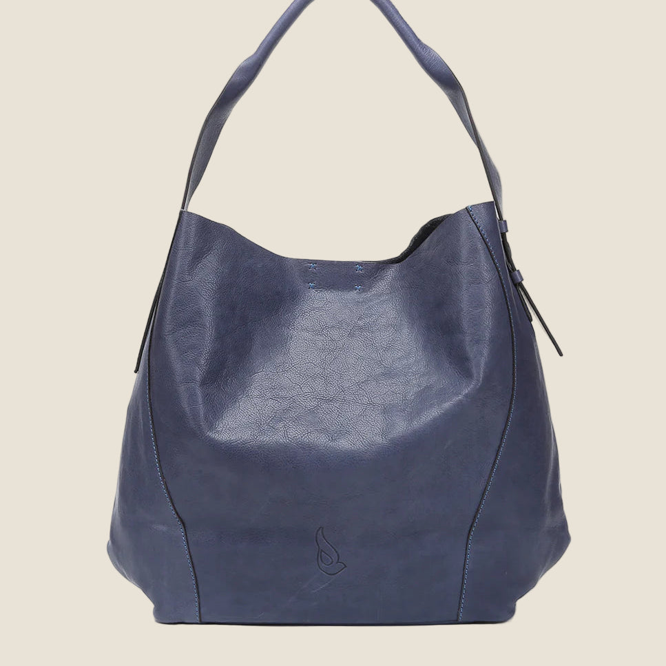 Abbacino - borsa a tracolla in pelle blu