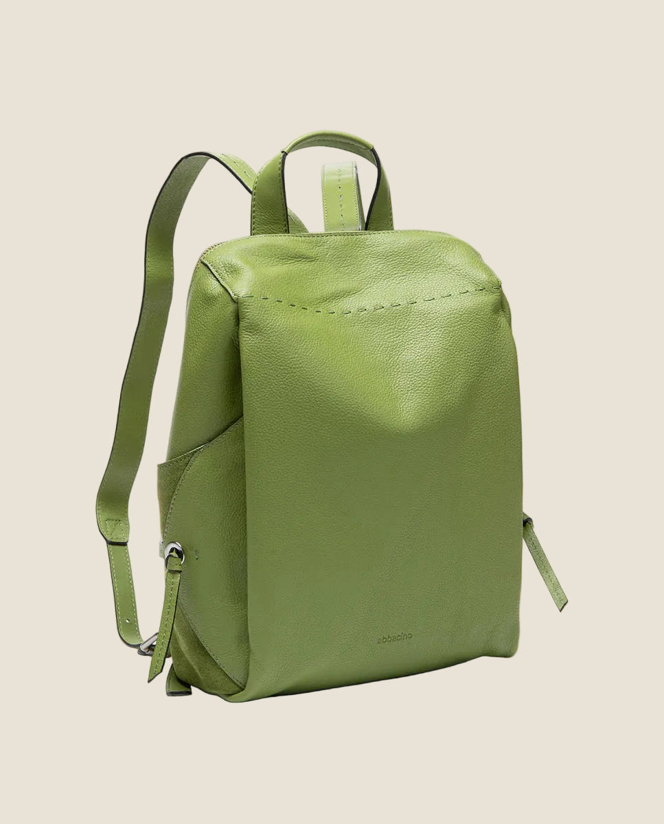 Abbacino - Zaino in pelle verde