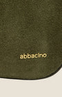 Borsa multifunzionale in camoscio Verde