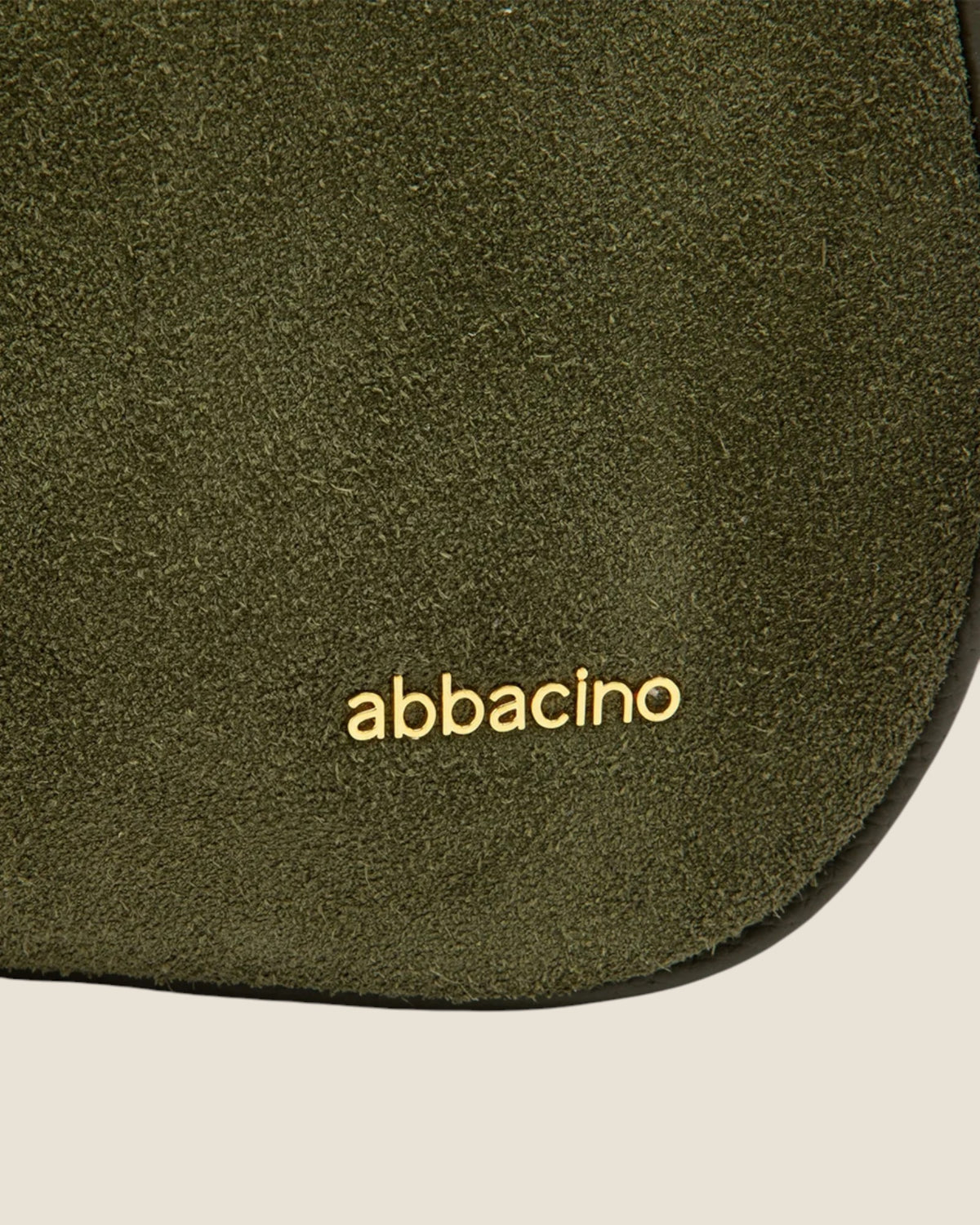 Borsa multifunzionale in camoscio Verde