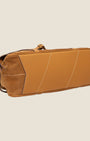 Borsa a spalla in camoscio Cognac